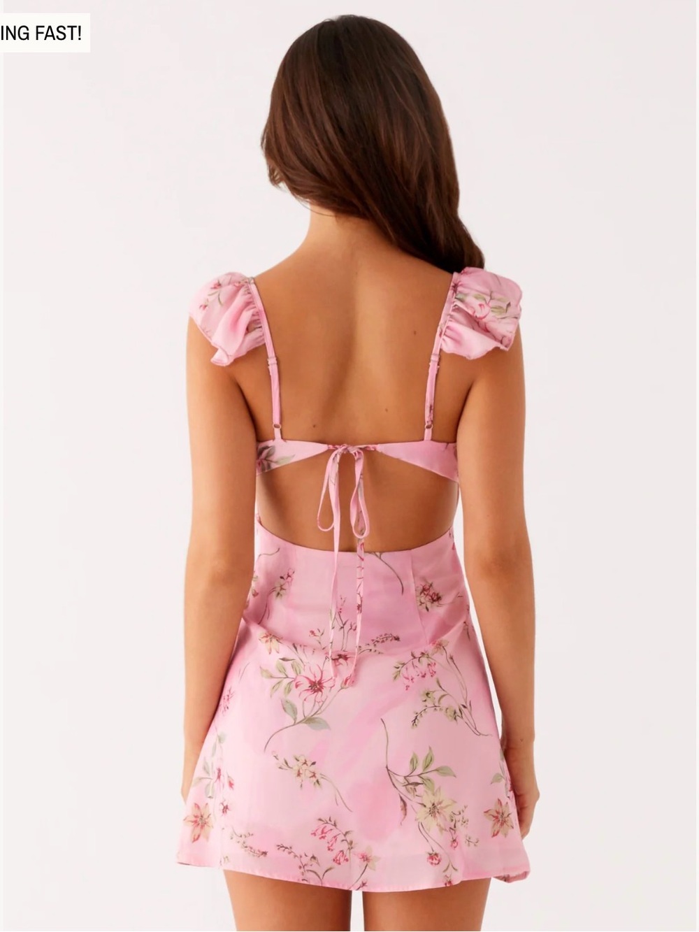 Adrina Ruffle Mini Dress - Picture 2 of 5